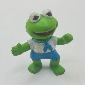 1986 Muppet Babies Kermit McDonald's Happy Meal Vintage PVC Figure